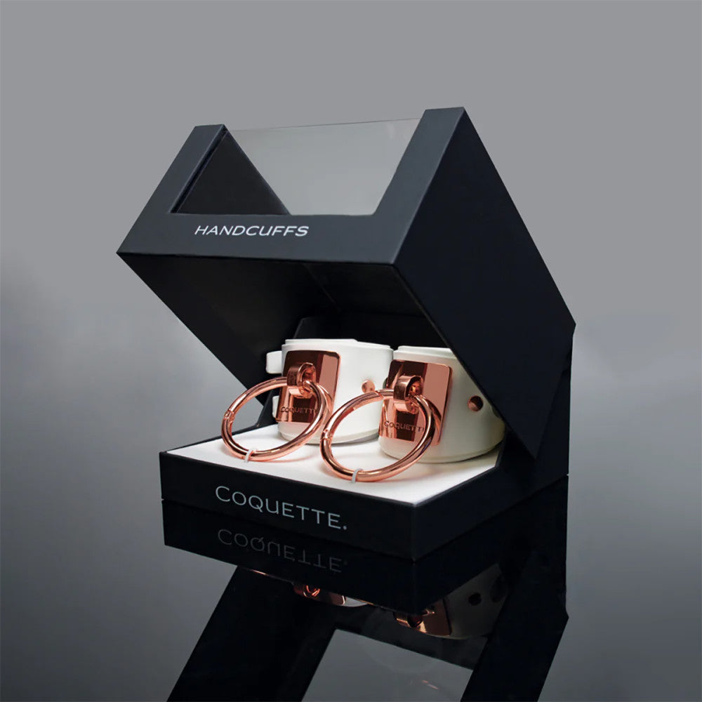 Coquette Pleasure Cuffs - White