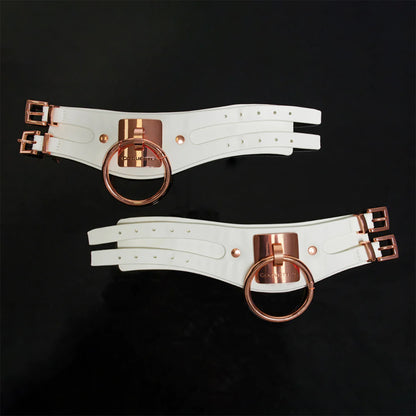 Coquette Pleasure Cuffs - White
