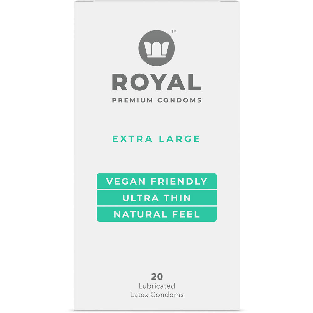 Royal Intimacy XL Vegan Condoms 20pk