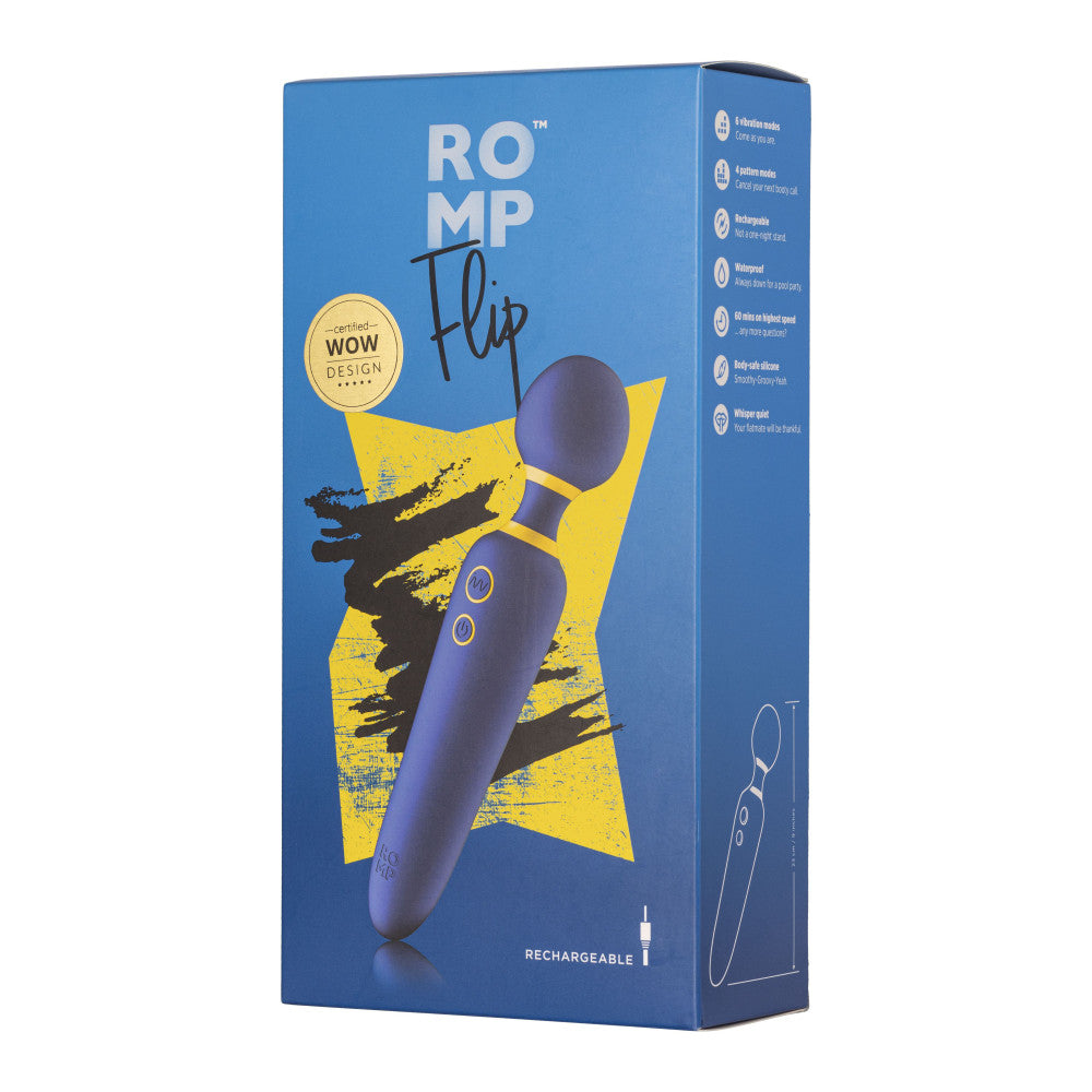 ROMP Flip Wand Massager - Blue