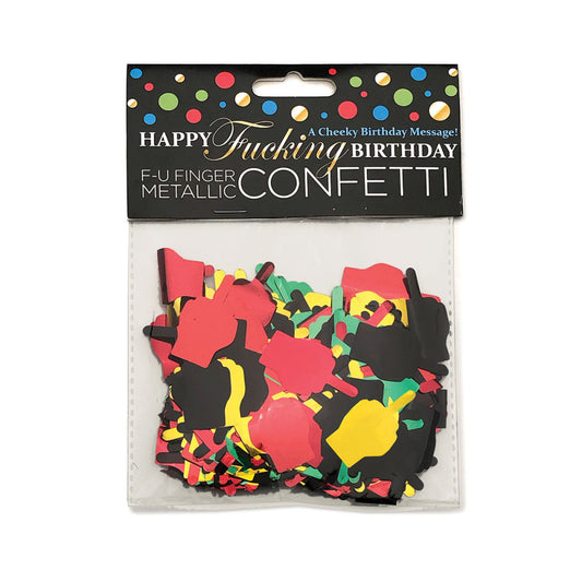 Happy F*cking Birthday Confetti Fingers