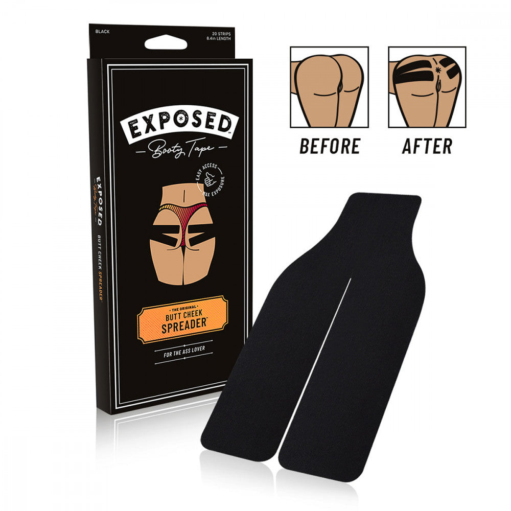 Exposed Booty Tape - Black