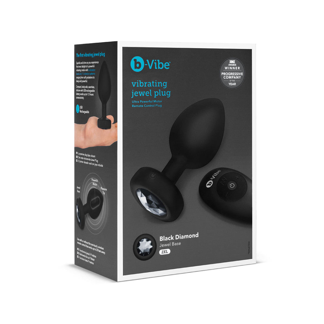 B-Vibe Vibrating Jewel Plug